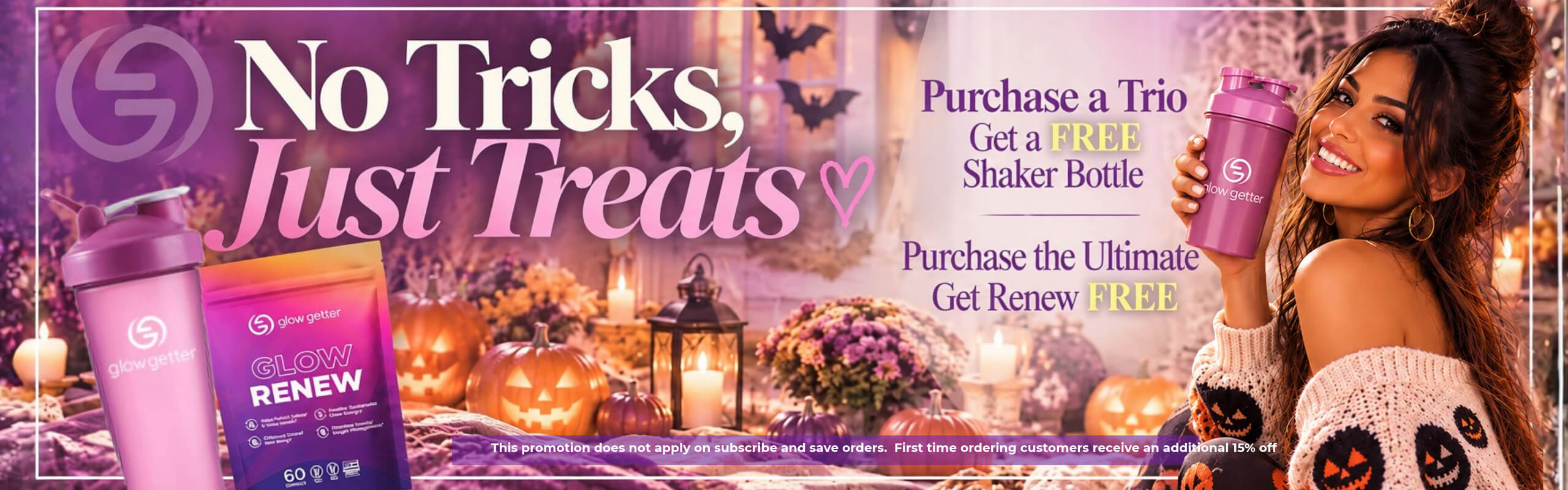 Glow Getter Trio and Ultimate No Tricks, Just Treats 2026 desktop XL image